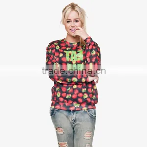 French Terry Hoodies High Chimney Collar Women Sweatshirt thumbnail-2