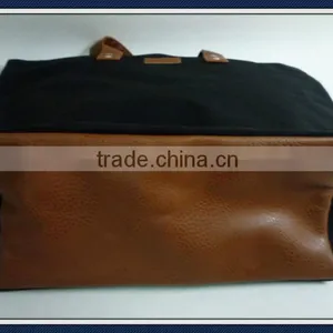 Canvas Tote Bag With pu Leather Handles thumbnail-2