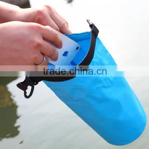 Outdoor 500D PVC Tarpaulin Sport Boating Small Waterproof Mesh Dry Bag Quality Choice thumbnail-1