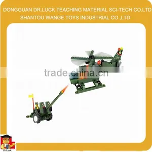 DIY Plastic Building Blocks Military Toys Plane Bricks Toy thumbnail-1