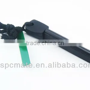 Black Flint Fire Starter With Rope for Outdoor Survival thumbnail-1