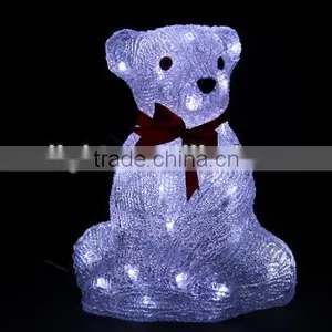 2014 Hot Selling Super Bright LED Panel Light /3D LED Christmas Acrylic Bear Motif Light thumbnail-1