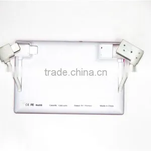 Built in Cable 1350mAh Credit Card Power Bank thumbnail-2