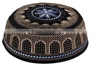 Custom White Muslim Cap for Men thumbnail-4