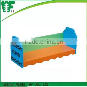 Kids Wooden Wall Book Shelf thumbnail-1