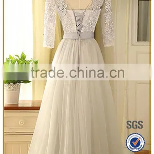 Hot! 2016 OEM Fashion Backless Evening Dresses V Neck Sexy Lady Dress Quality Choice thumbnail-3