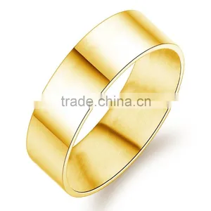 Factory Direct Price Fashion Design 18K IP Gold Ring Design for Couples thumbnail-2