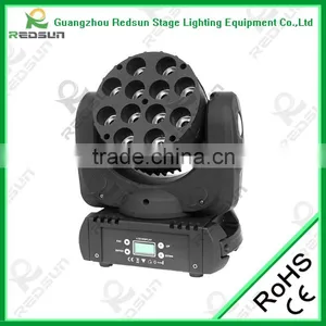Lowest Price!!!Professional Stage Lighting Equipment 12pcs 10W Led 12pcs 10W RGBW Full Color Beam Moving Head thumbnail-5
