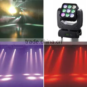 9Pcs X10W LED Matrix Moving Head Light thumbnail-3