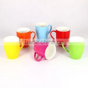 New Bone China Mugs and Cups With Bright Colors thumbnail-1