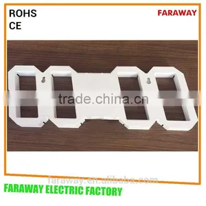 3D White Solid Led Digital Table Clock,/led Desk Clock thumbnail-5