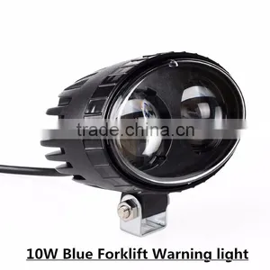 Forklift 10W Cre-e Blue LED Safety Light 12V 24V Spot Forklift Truck Light Use on Forklifts, Lift Trucks, Industrial Equipment thumbnail-2