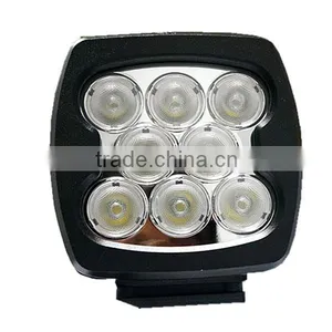 High Bright 12v 24v 80w LED Square Work Light Spot Beam7" Square Led Driving Lights for Offroad 4x4 Truck Jeep Atv Suv Ute Vehic thumbnail-1