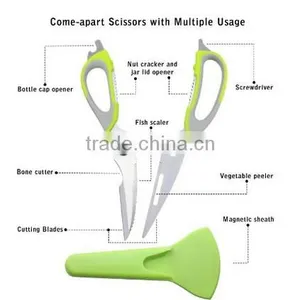 Multi-function Kitchen Removable Kitchen Scissors thumbnail-2