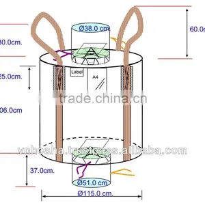 Vietnam High Quality Big Bag 1 Ton 1.5 Ton,1 Ton Big Bag,cement Ton Bag thumbnail-1