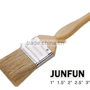 Colorful Handle Paint Brush Paint Tools Artist Brush Log Wood Handle Painting Brush thumbnail-1