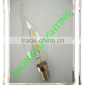 High Quality CE UL C32/C35 Flame Tip Candle LED Filament Bulb With Many Watts for Choice thumbnail-3