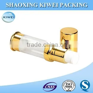 Cosmetic Vacuum Flask Pump Bottle Gold Cap thumbnail-1