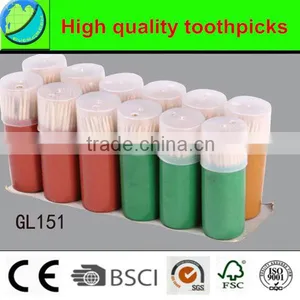 Plastic Jar Bamboo Toothpick thumbnail-1
