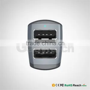 2016 New Power Car Charger Dual USB Port Charger for Smart IC QC3.0 High Charging thumbnail-6