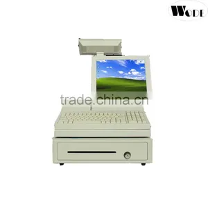 Cheap Cash Machine With Printer, Drawer and Keyboard, Electronic Cash Register thumbnail-3