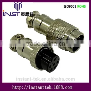 INST GX16 8pin Metal Srcew Waterproof Airplug Connector thumbnail-4