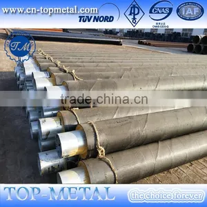 Material X70 LSAW Anti-corrosion pe Jacket Polyurethane Foam Insulation Pipe thumbnail-2