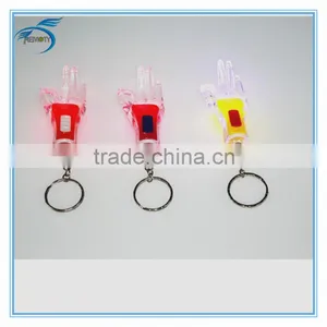 Fancy Plastic Led Torch Tiny Flashlight Keychain thumbnail-4