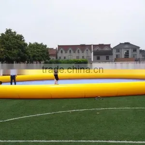 Large 18 Dia Round China Inflatable Pools Yellow for Rental thumbnail-5