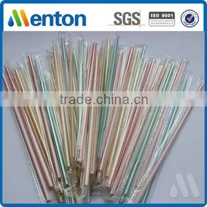 2015 New Design Hot Sale Striped Hard Plastic Water Bottle Flexible Straw Wrap Film thumbnail-1