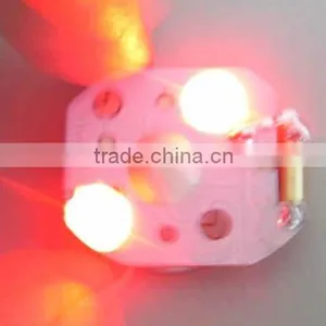 Flashing Clothes PVC Patch With Lights/red LED Light thumbnail-1