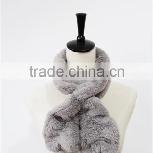New Design Fashion Women Fake Fur Scarf/shawl thumbnail-2