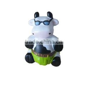 PU Cow Toy Animal Shape Foam Stress Balls,farmer Shape Decoration Toy for Babies thumbnail-2