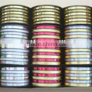 HOT SALE ! Six Channels 5mm Solid Metallic Curly Poly Ribbon Quality Choice thumbnail-5