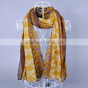 Women Fashion Bohemia Pattern Scarf Voile Scarves 180*90 Pashmina thumbnail-6