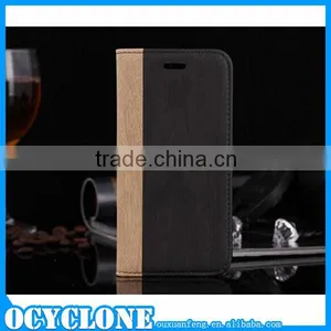 for Iphone6 Cover Wood Pattern Leather Case for Iphone 6 thumbnail-1