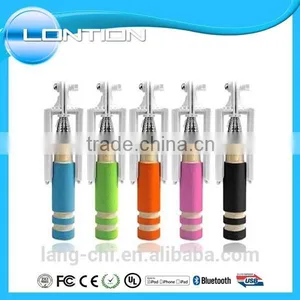 Cheap Wired Mini Pocket Monopod Selfie-stick thumbnail-1
