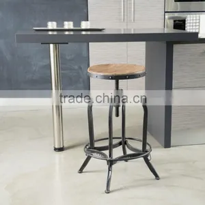 Hot Sale Swivel Bar Chairs,wood Bar Chair,bar Stool thumbnail-1