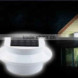 NEW Solar Powered Wall Pathway Lighting / Fence Gutter Outdoor Solar Garden Yard LED Light thumbnail-2