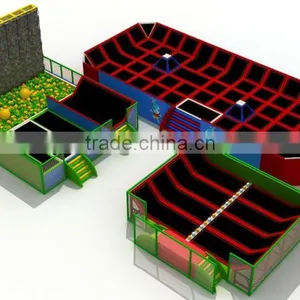 KAIQI KQ60151ATramopline Series Adventure Equipment Combination of Climing Amusement Park Equipment Games thumbnail-1