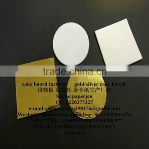 Thickness Paper Grey Back Recycled Cake Boards Cheap MDF Board 10inch Cardboard Cake Base With Handle thumbnail-3