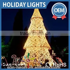 Fantasitc Light up Cones Beautiful Wire Decorative Cone Tree Shining Led Christmas Cone Shape Light With Smart Design thumbnail-1