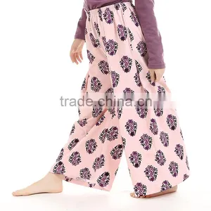 Wholesale Girls Baby Pink Sunflower Cheap Colored Cotton Pants thumbnail-5