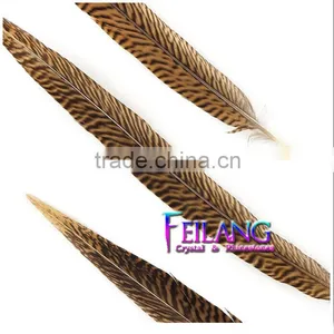 Crafts Pheasant Feathers Tail Gold thumbnail-4