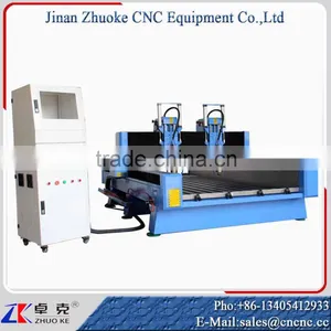 China Stone CNC Carving Machine ZK-1325 300MM Z-Axis Stepper Motor Ball Screw Transmission 1300*2500MM thumbnail-1