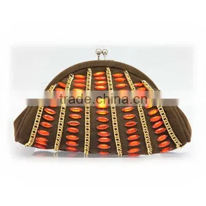 Acrylic Ladies Clutch Purse Fashion Evening Bag thumbnail-1