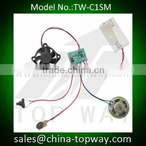 Voice and Cooling Fan Assembling Module Activated by Motion Sensor thumbnail-1