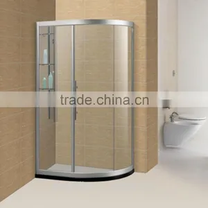 Bathroom Aluminium Frame Glass Shower Enclosure thumbnail-3