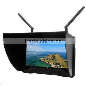 32CH 7" Built-in 5.8Ghz FPV Video Receiver Monitor for Helicopter Control Remoto thumbnail-1