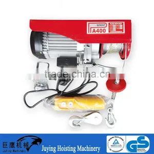 AC 220volt PA Style Mini Electric Winch Wireless Remote Control thumbnail-1